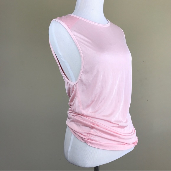 Athleta Crush Metallic Tank Pink Lemonade sz small - Picture 3 of 8